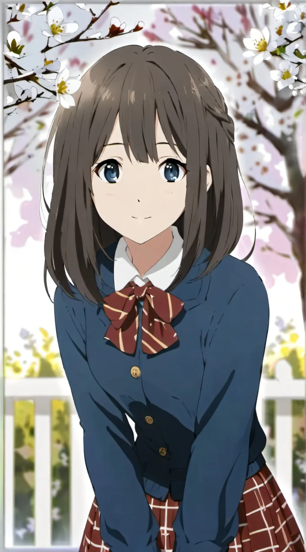 ai character: Sakura  background