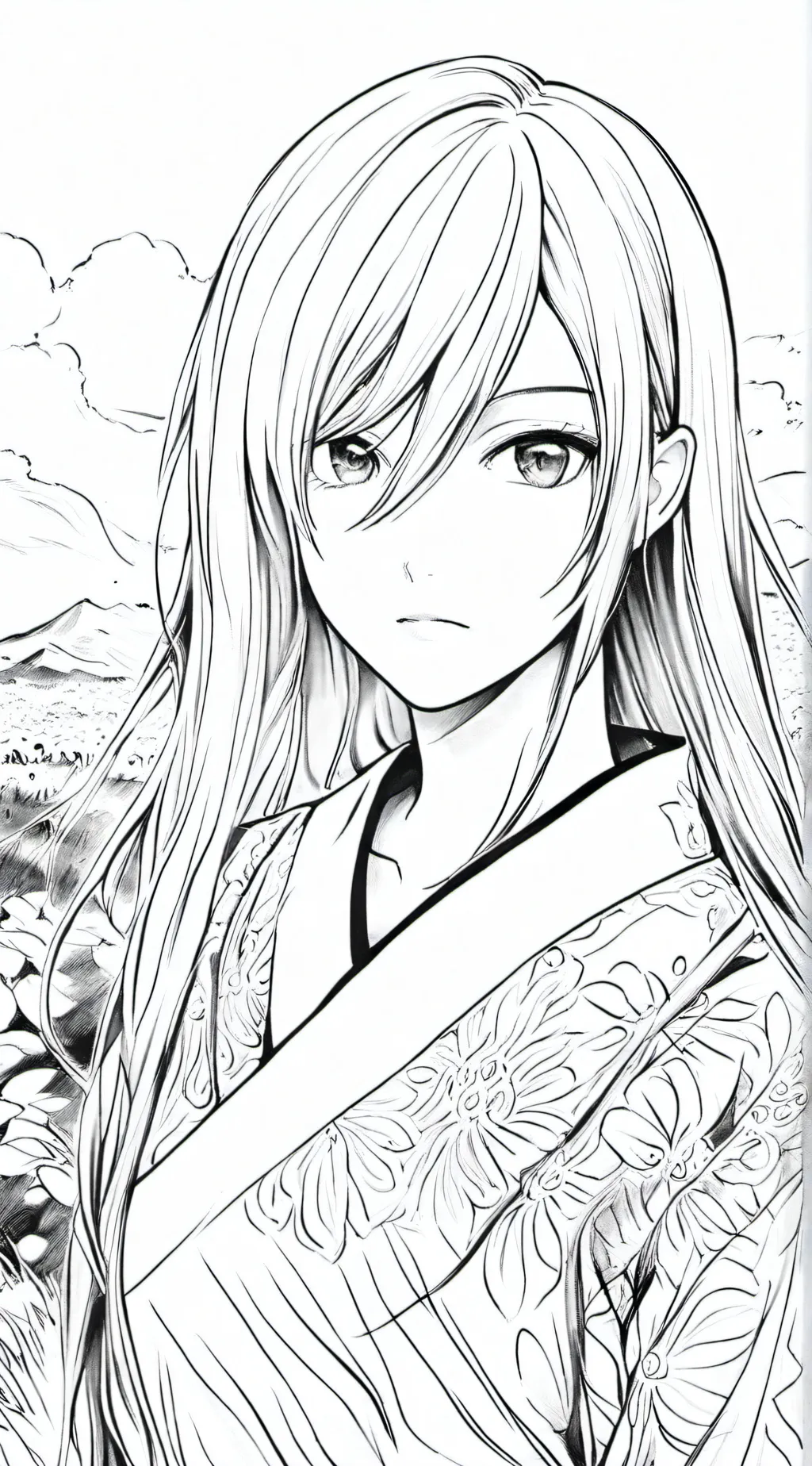 ai character: Tulip background