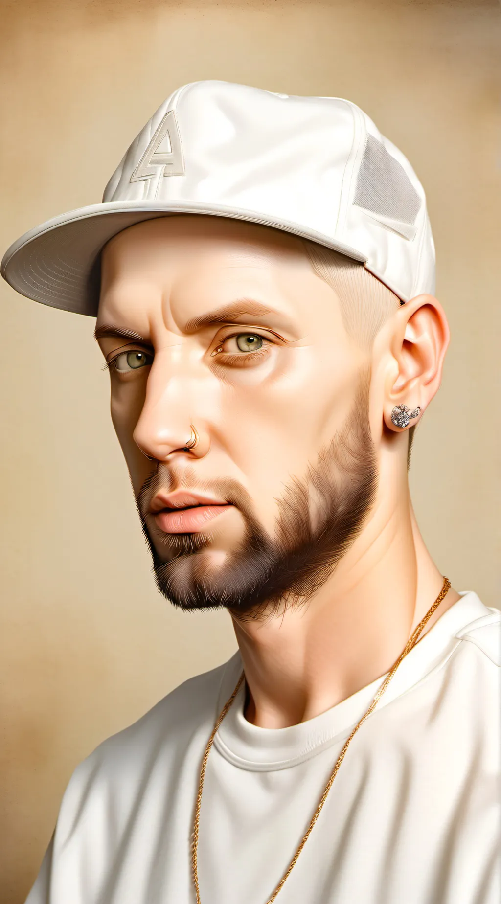 ai character: Eminem  background