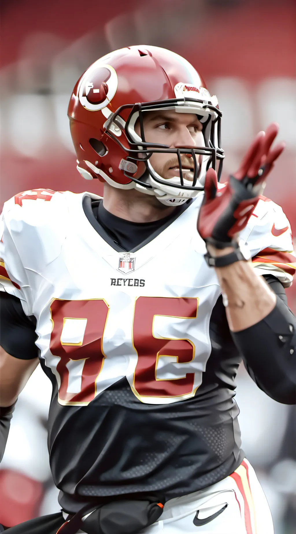 ai character: Travis Kelce background