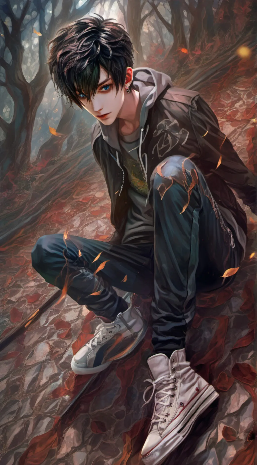 ai character: kejung. R  background