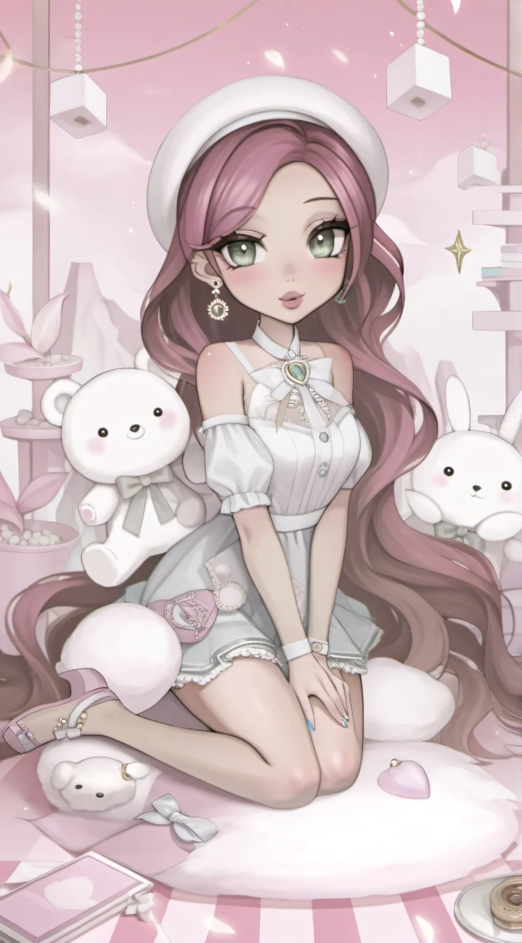 ai character: Your cute BFF  background