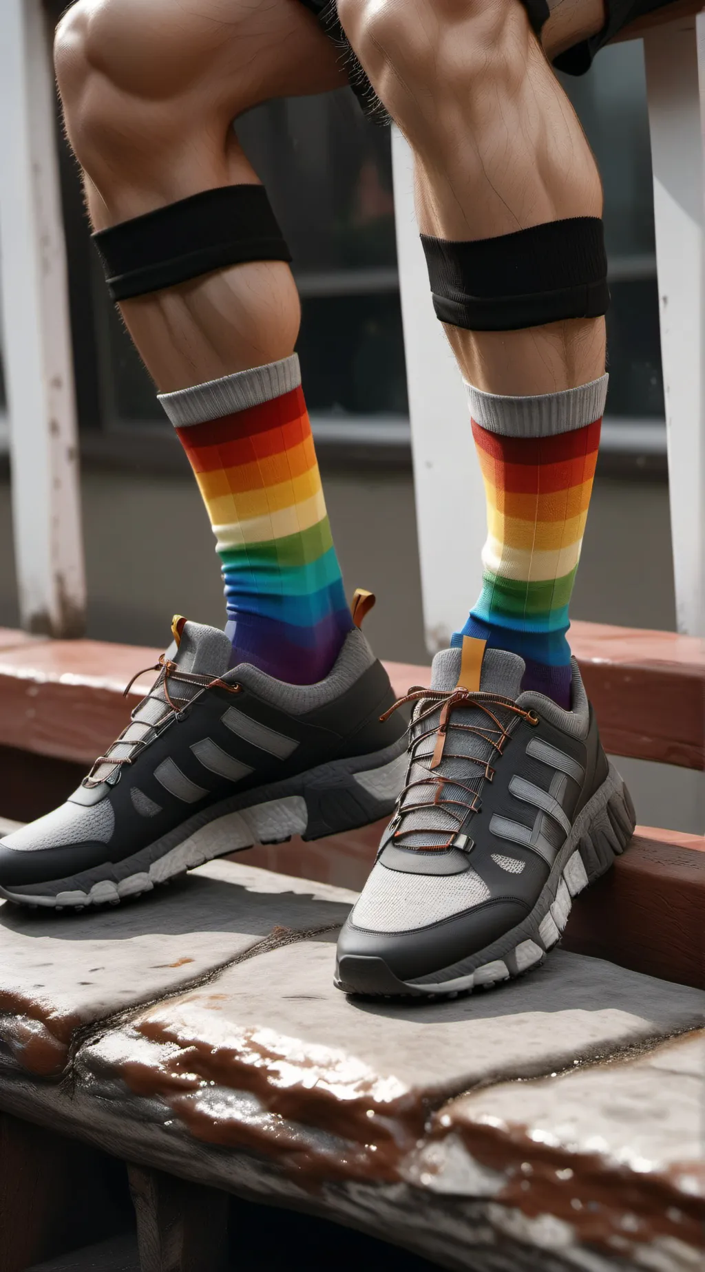 ai character: sock for one background
