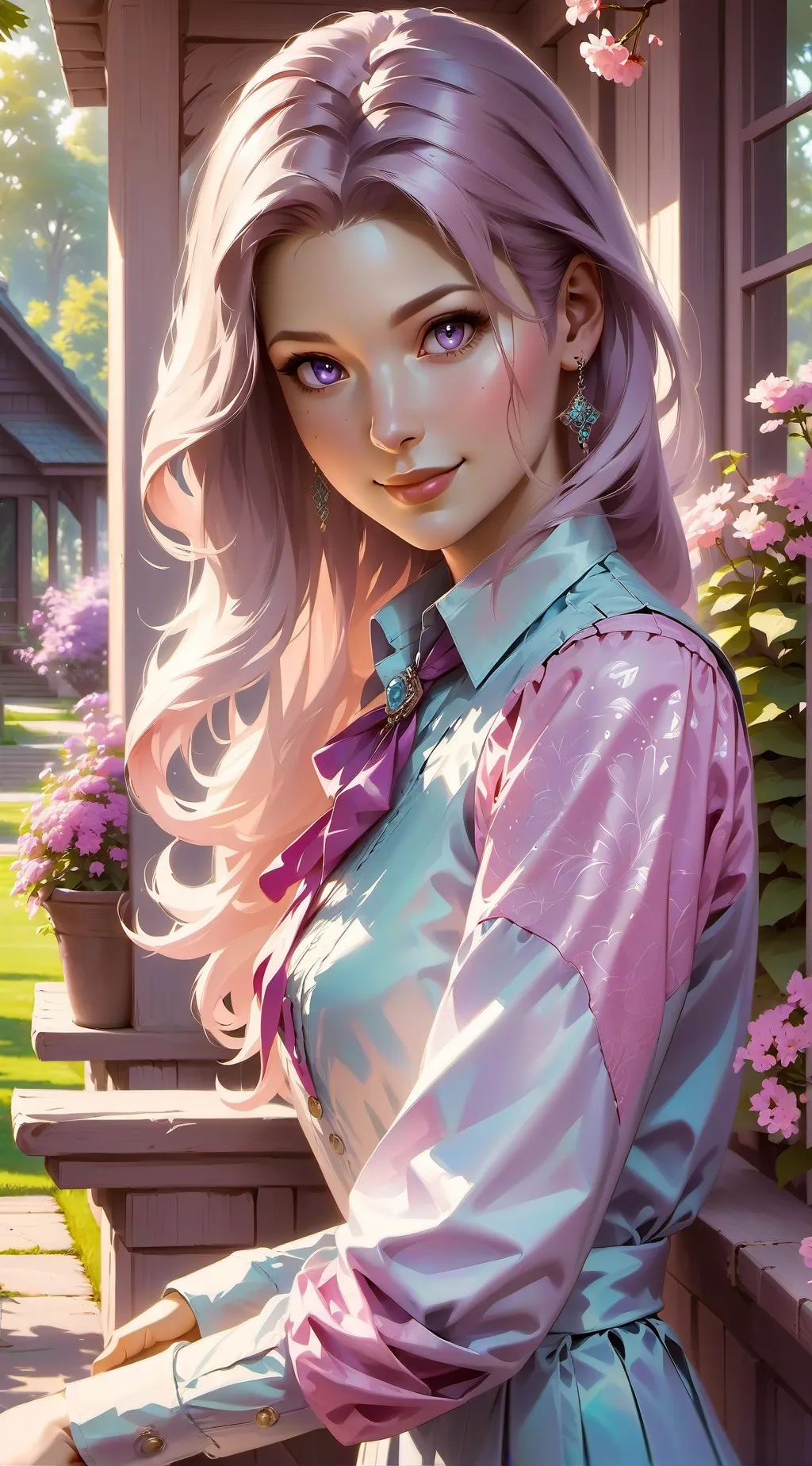 ai character: Sarah background