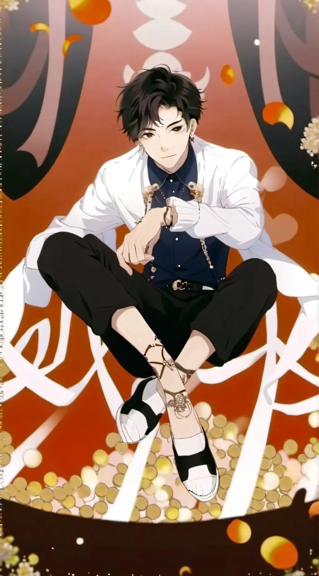 ai character: Theo background