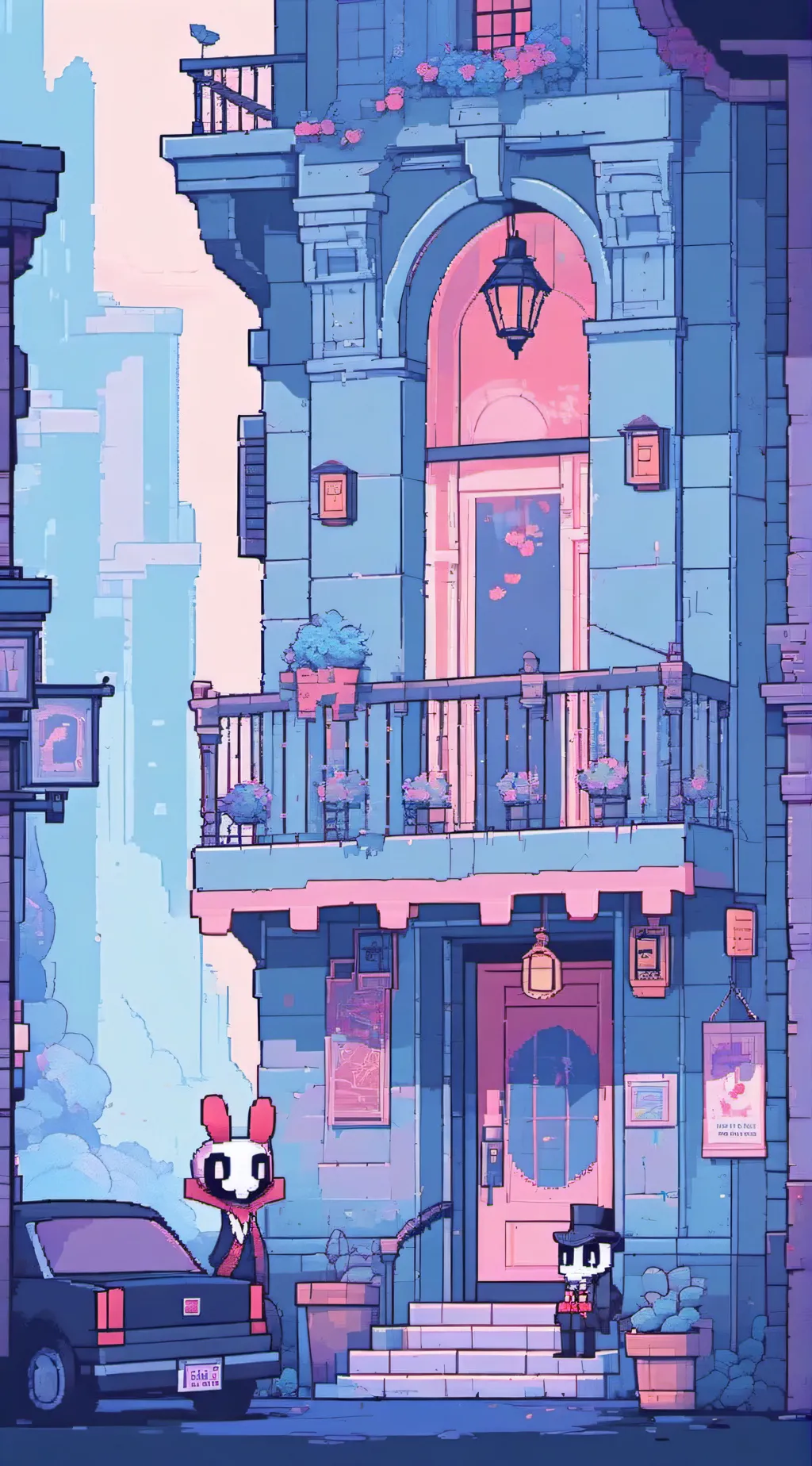 ai character: Hazbin hotel  background