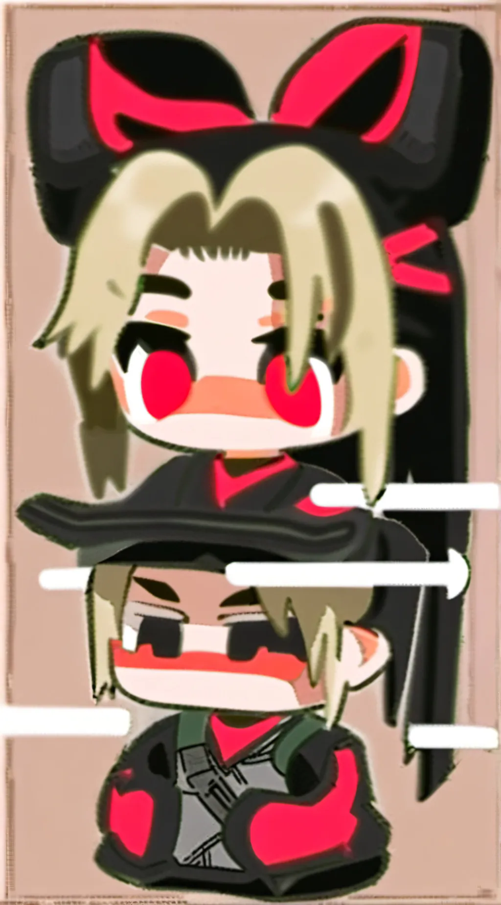 ai character: kny background