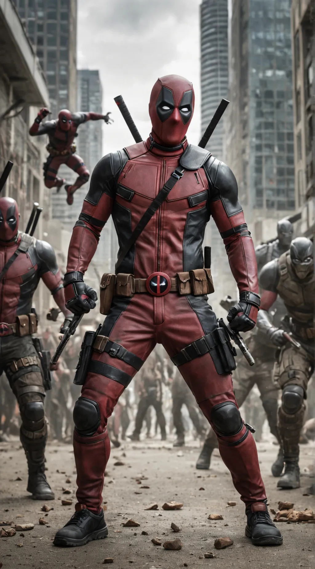 ai character: Deadpool  background