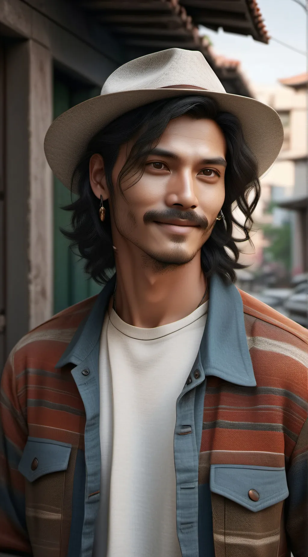 ai character: Evan background