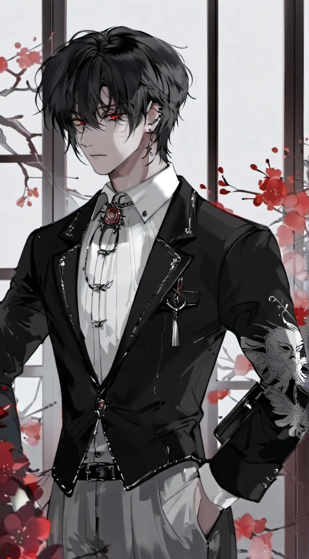 ai character: Zayne  background