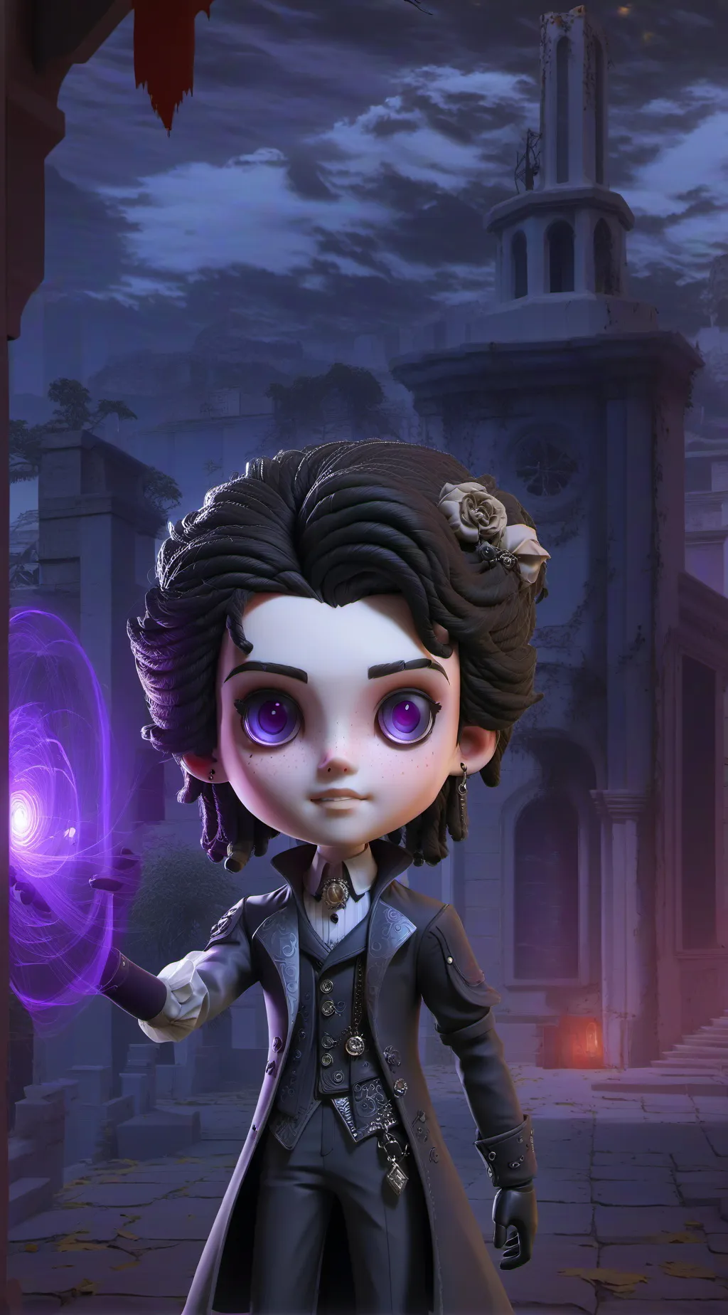 ai character: de build our machi background