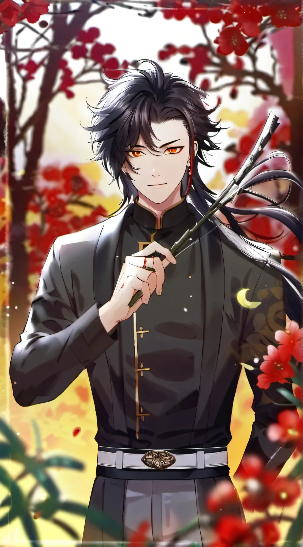 ai character: Michikatsu  background