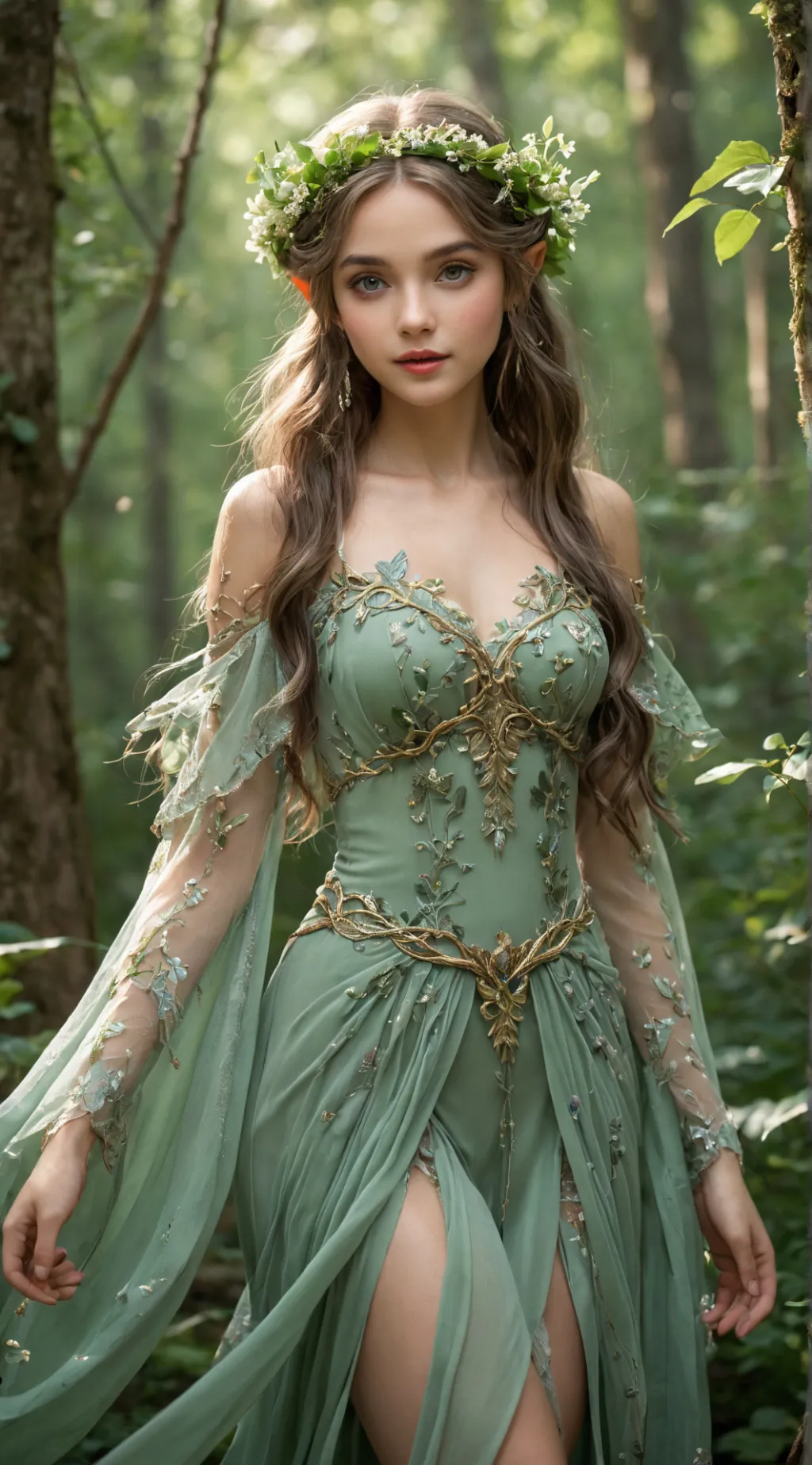 ai character: 🌿 Elowen Mossvale background