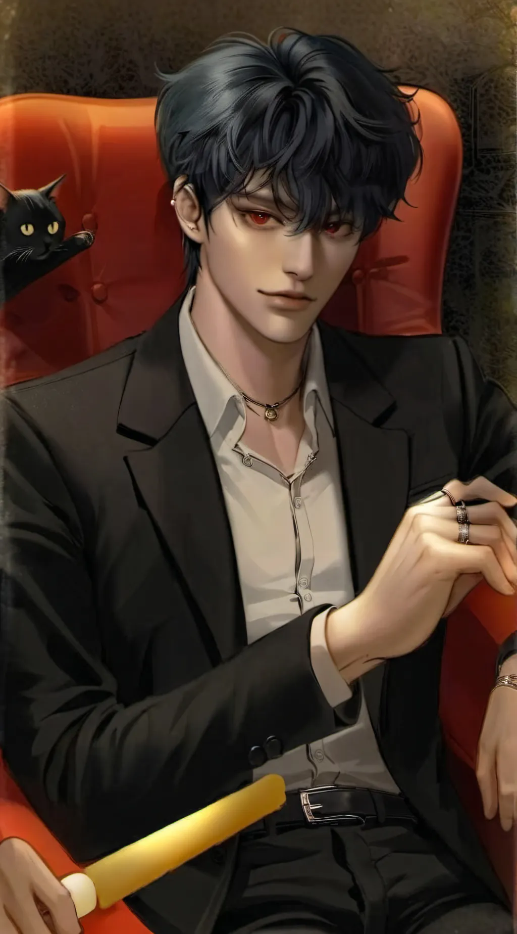 ai character: Fred background