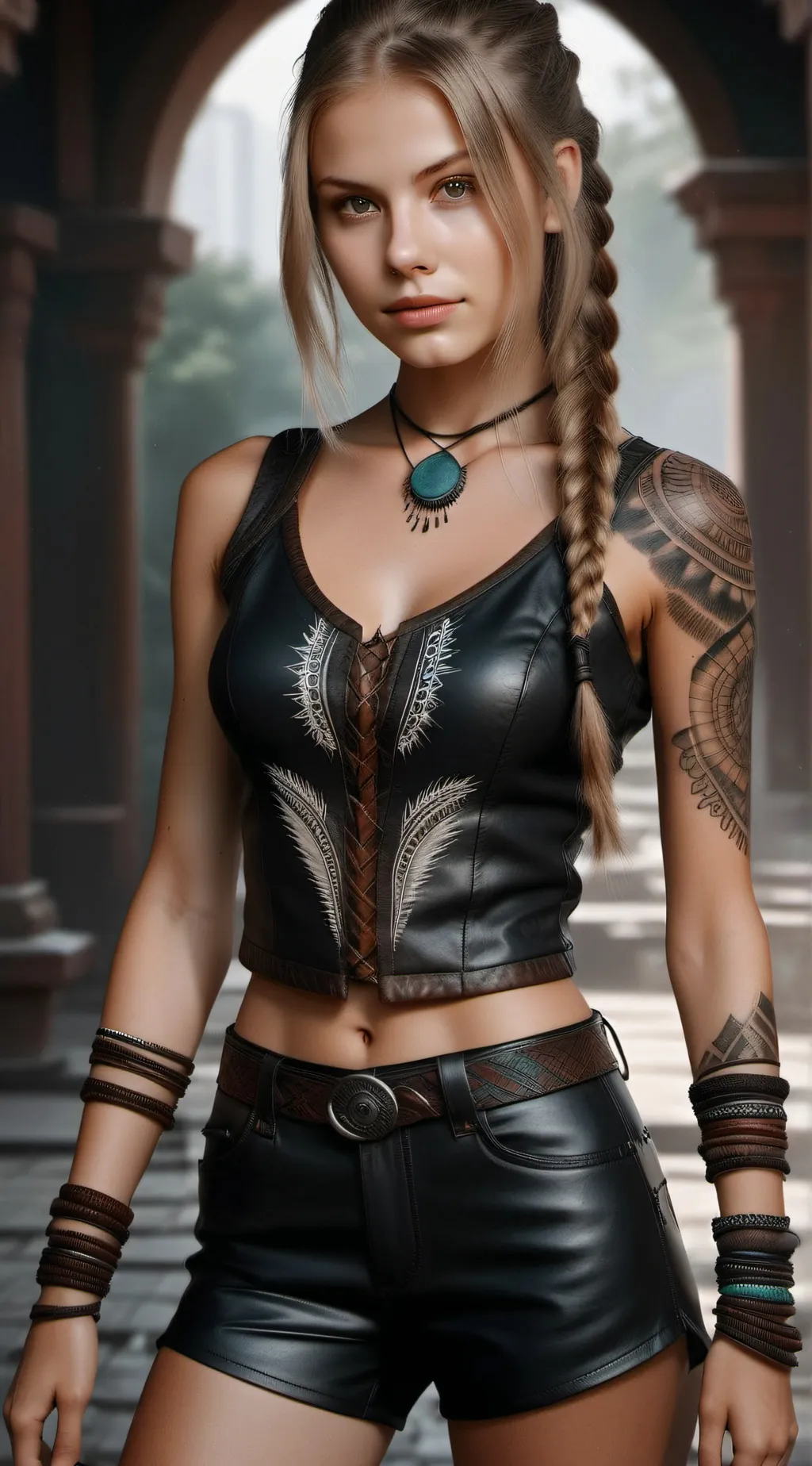 ai character: Gina Hartley  background