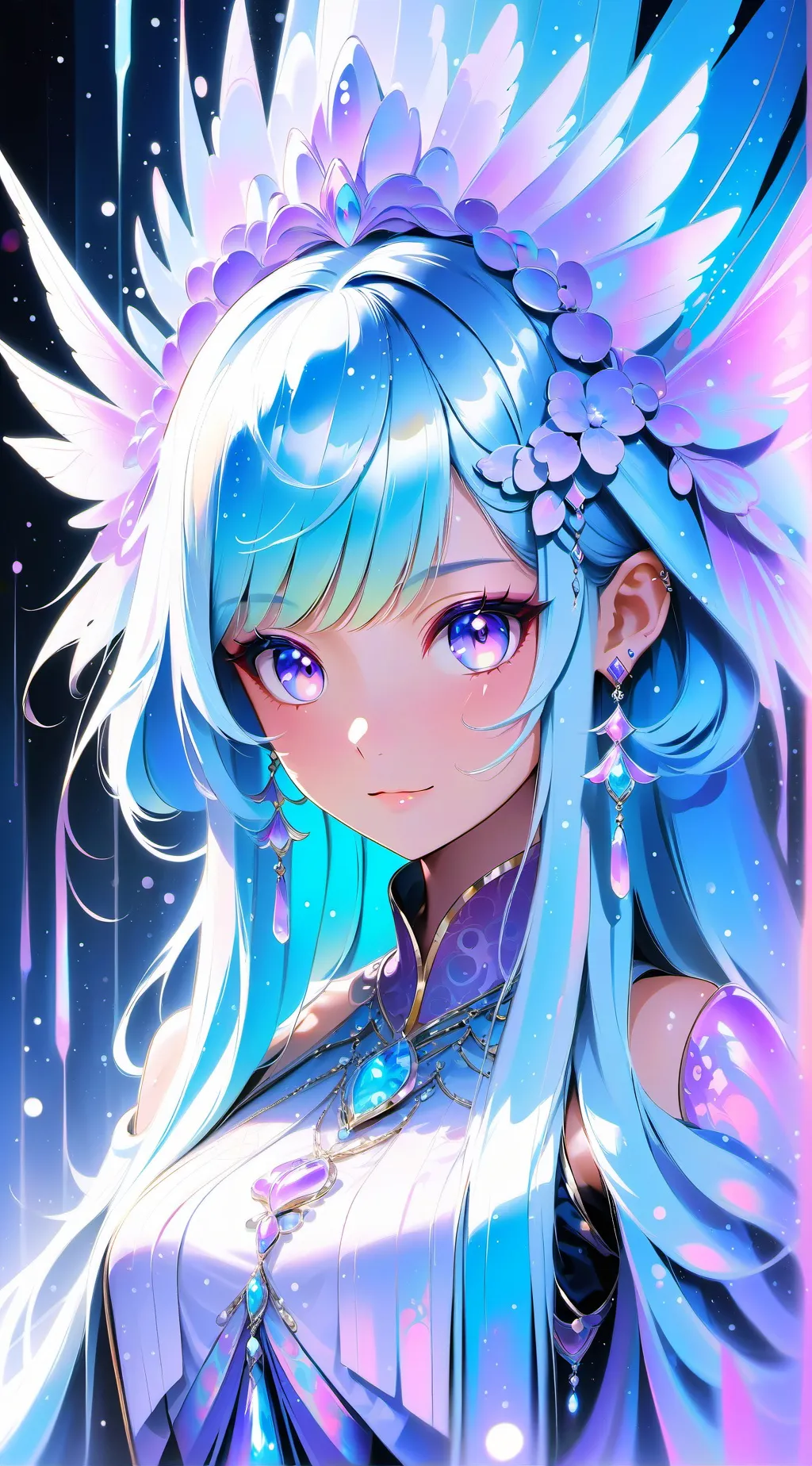ai character: Hailey  background