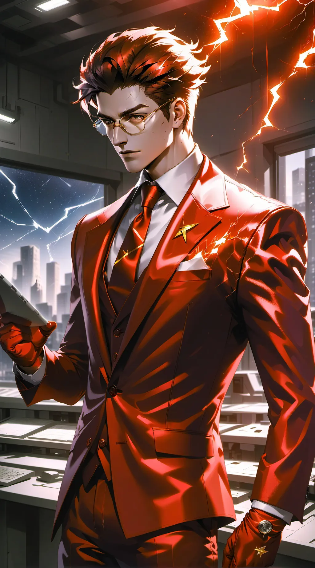 ai character: barry allen background