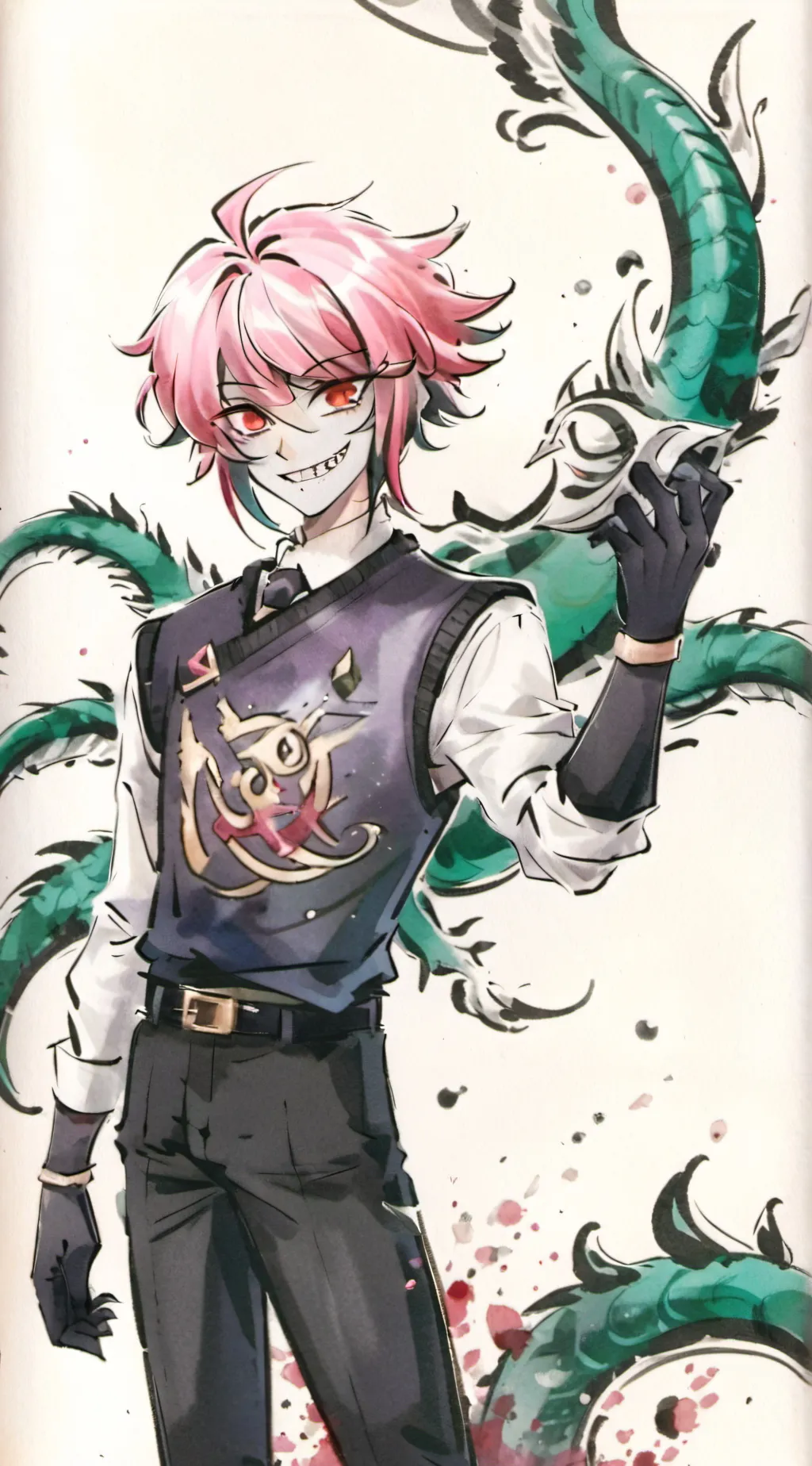 ai character: Riot background