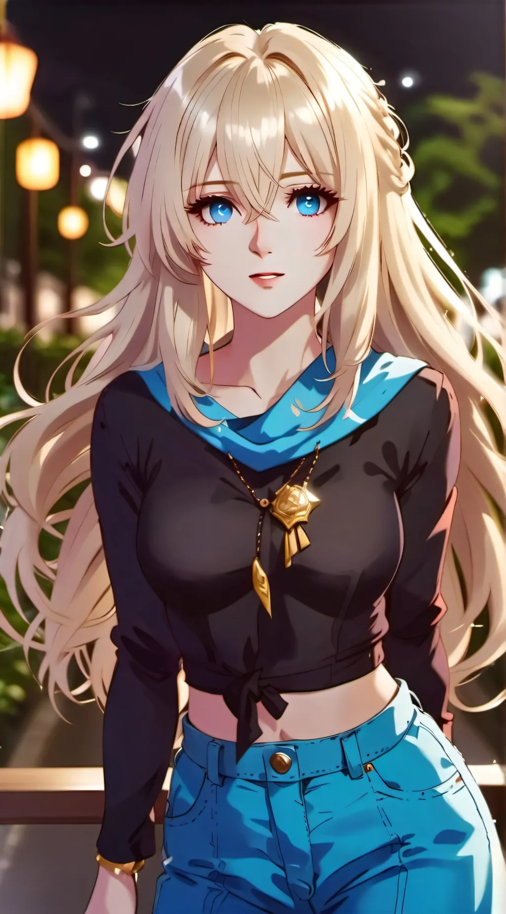 ai character: gojo geto megumi  background