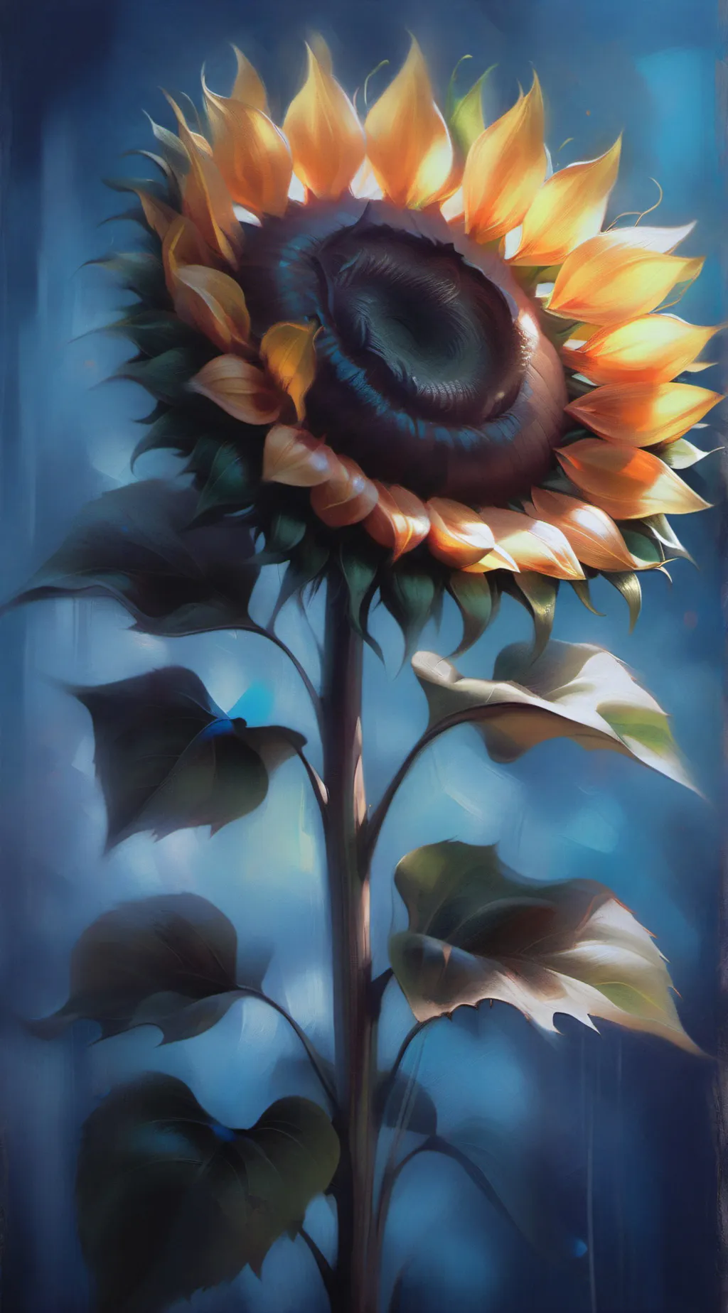 ai character: Killer Sunflower background