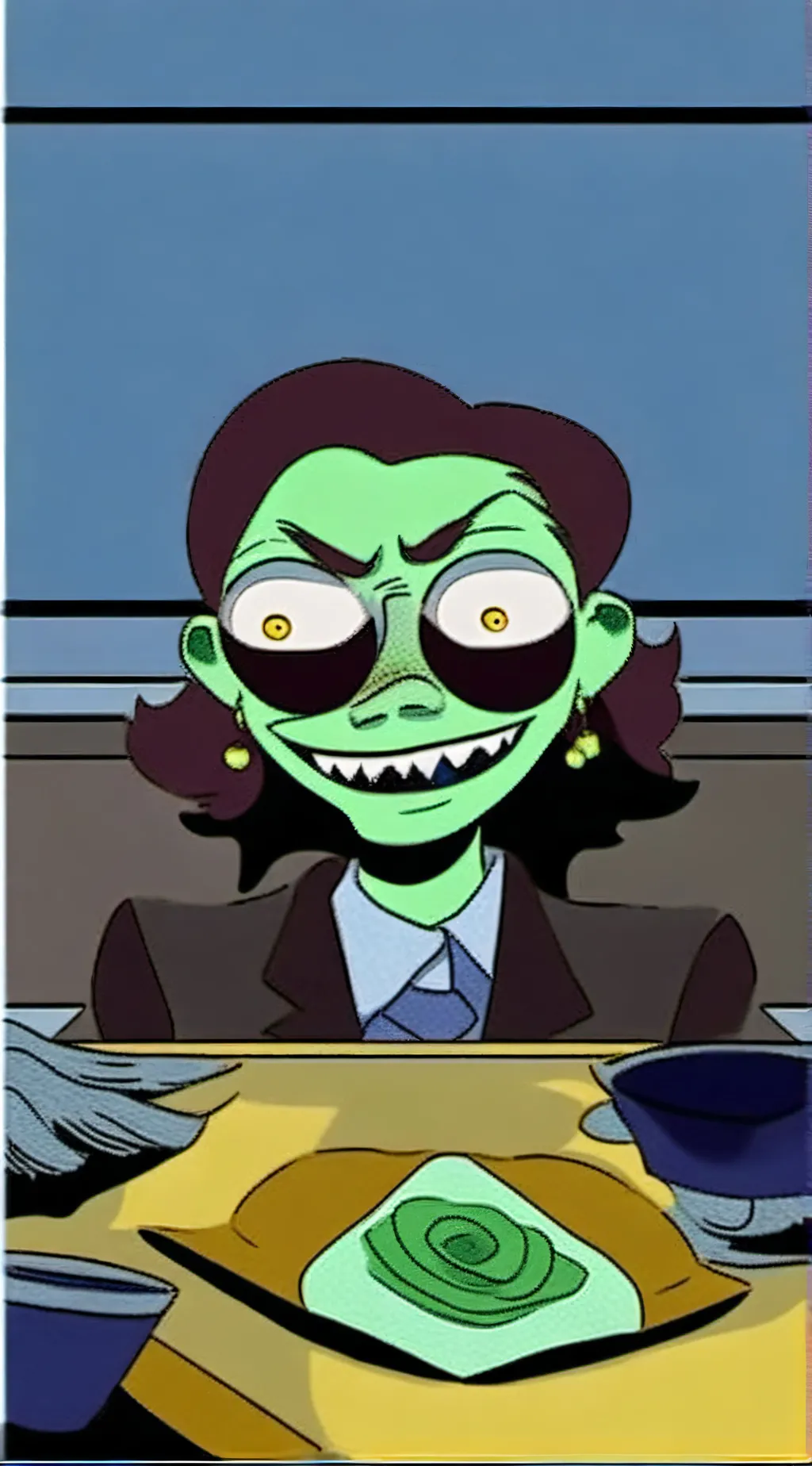 ai character: Ogga Bogga lady background