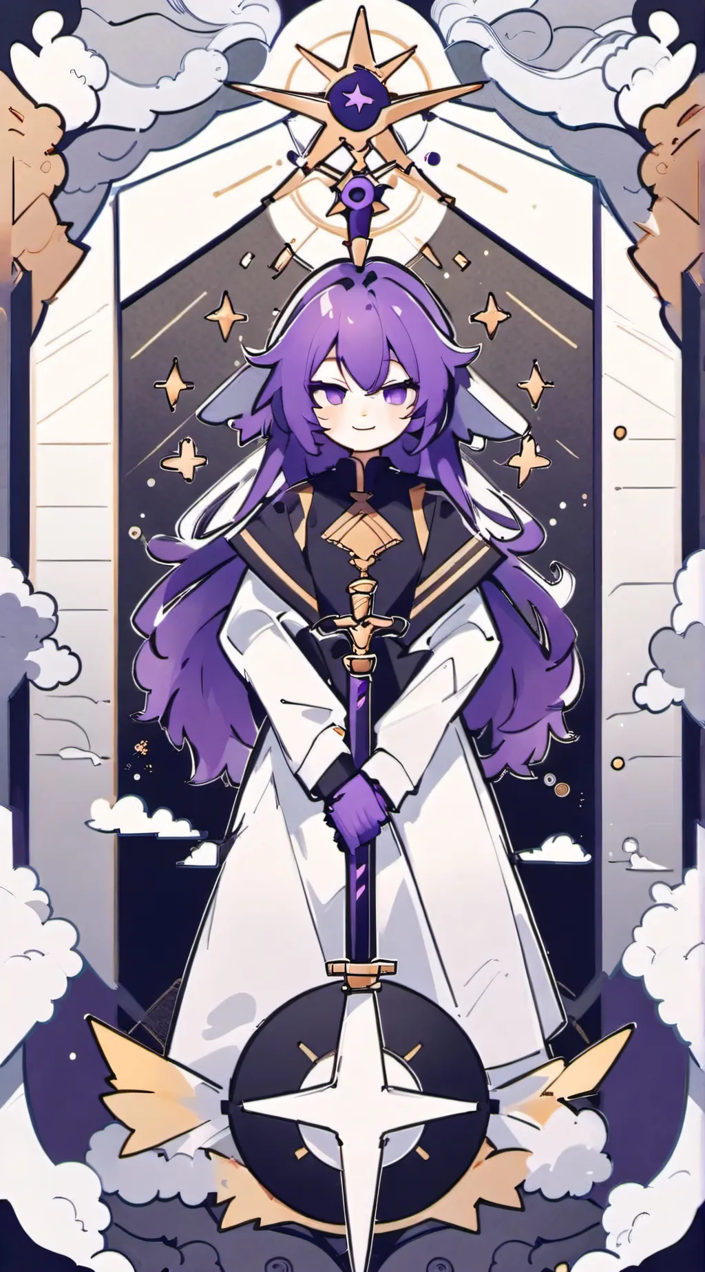 ai character: uzi background