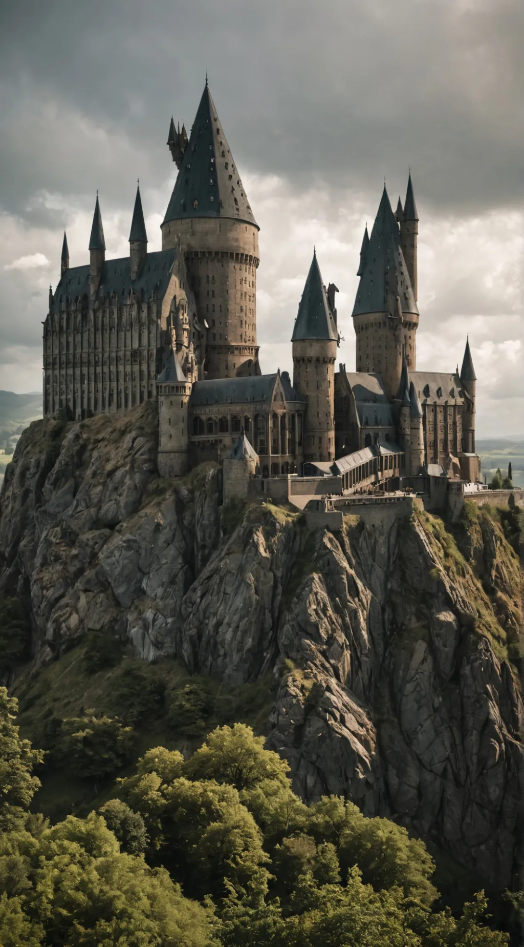 ai character: Hogwarts background