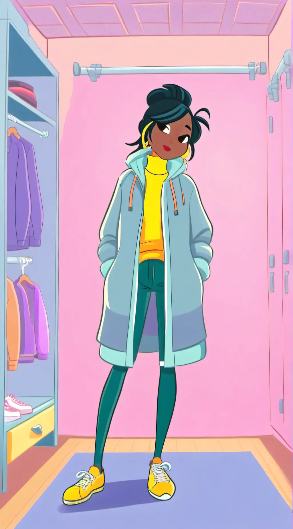 ai character: Dress to impress background