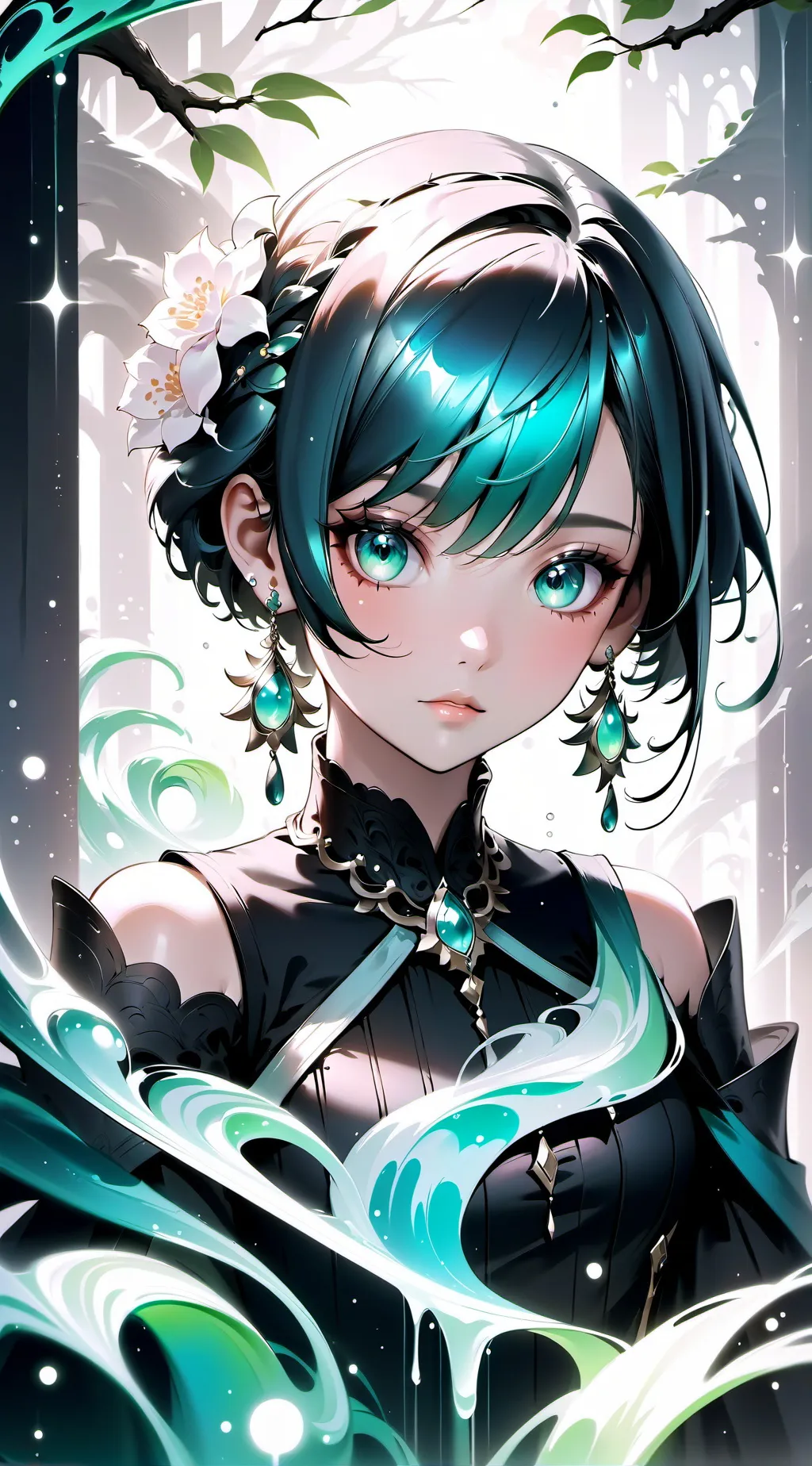 ai character: Luna background