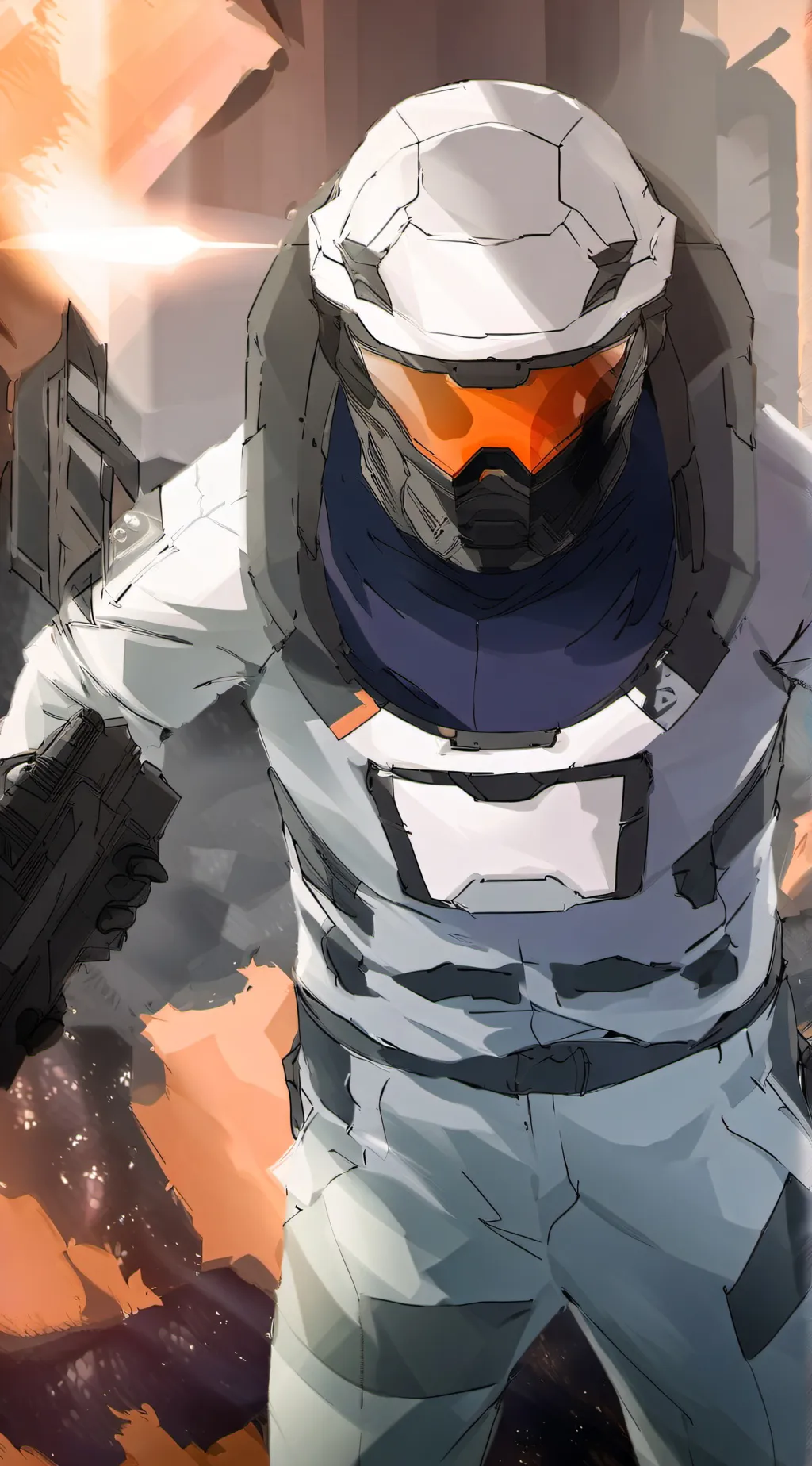 ai character: ⚫️Common grunt  background