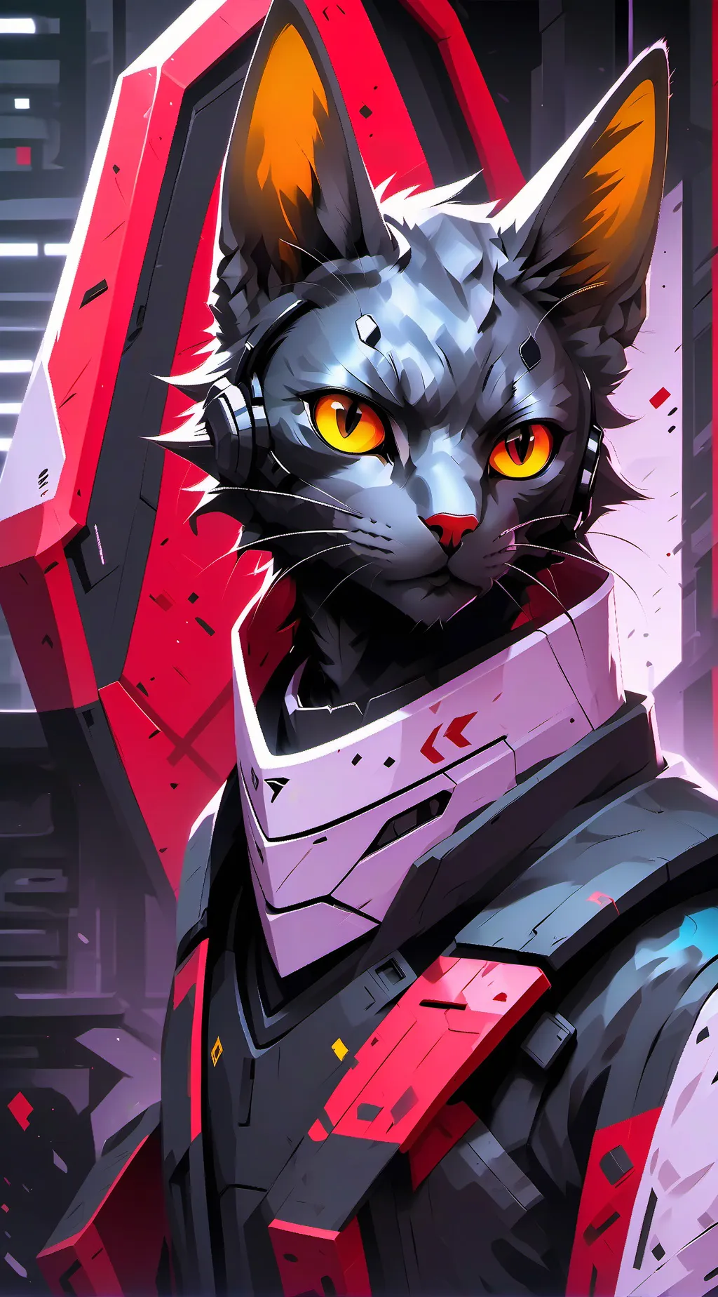 ai character: ash background