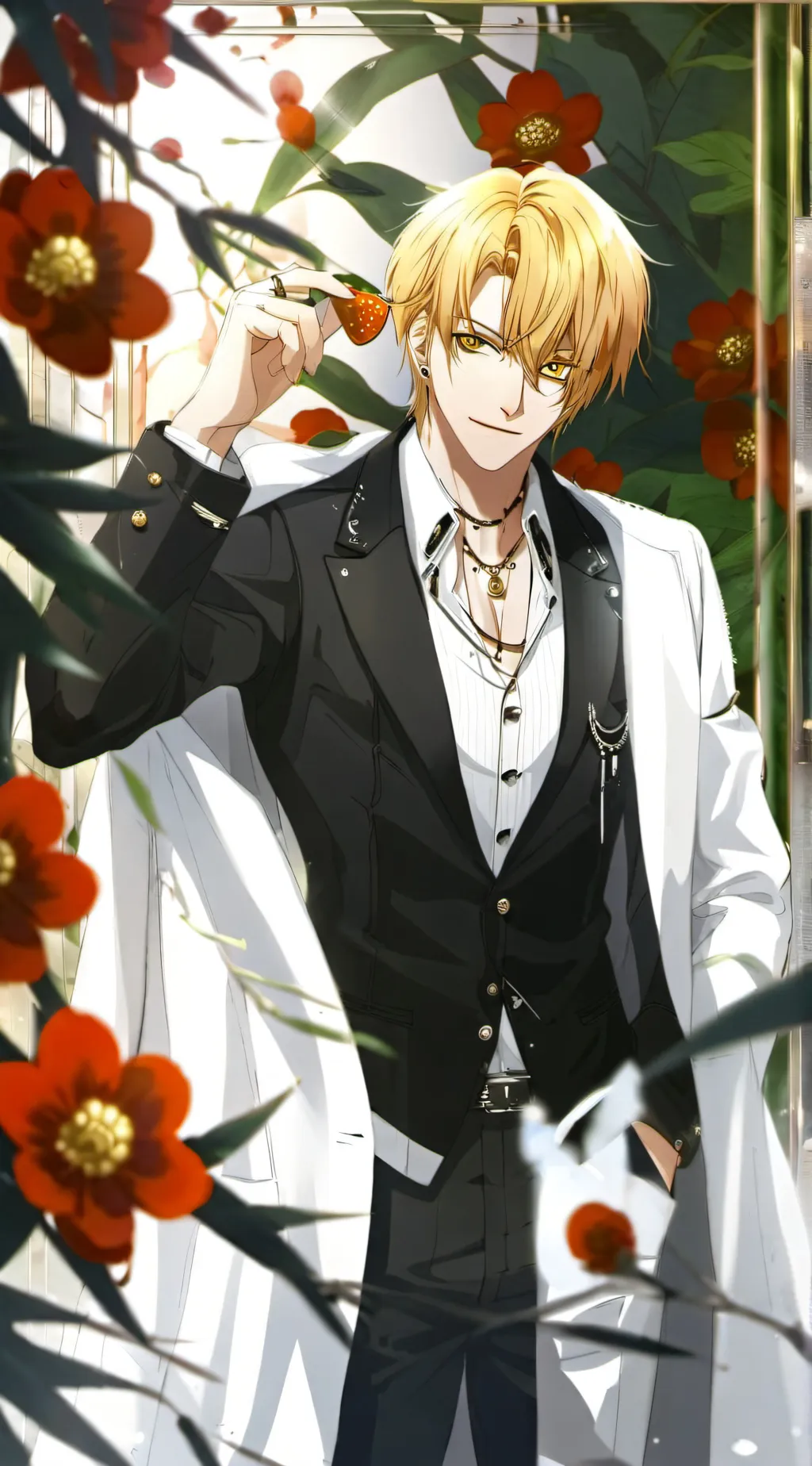 ai character: Roast battle sanji background