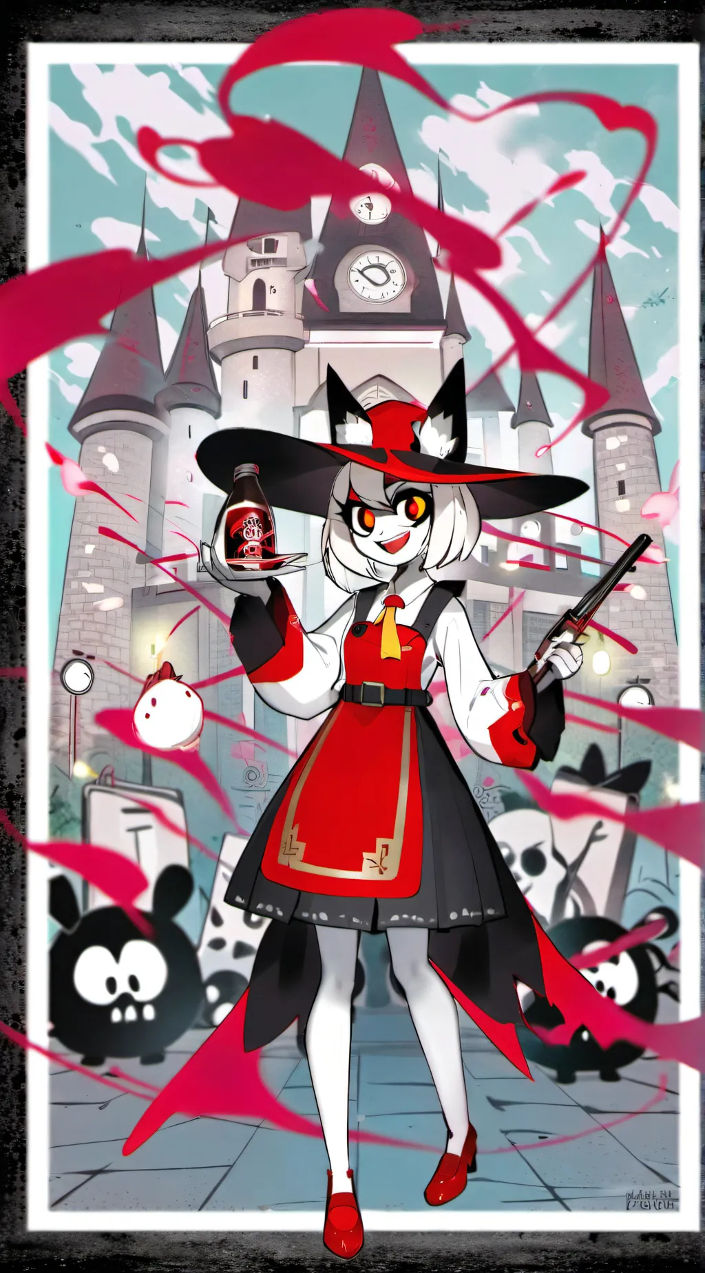 ai character: HH X new girl background