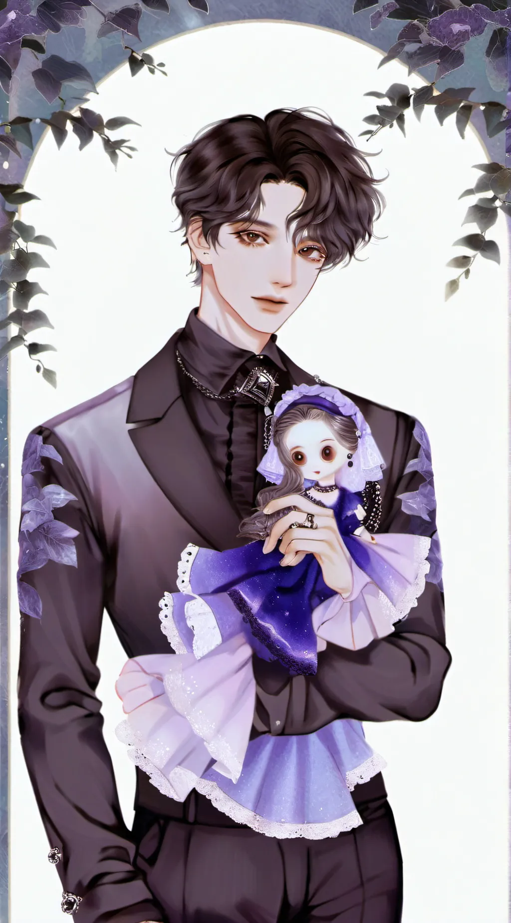ai character: Adrien background