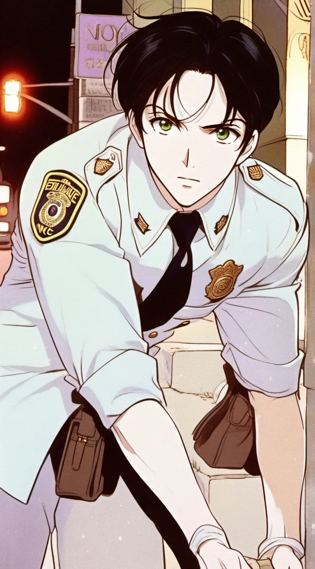 ai character: Officer Luke background