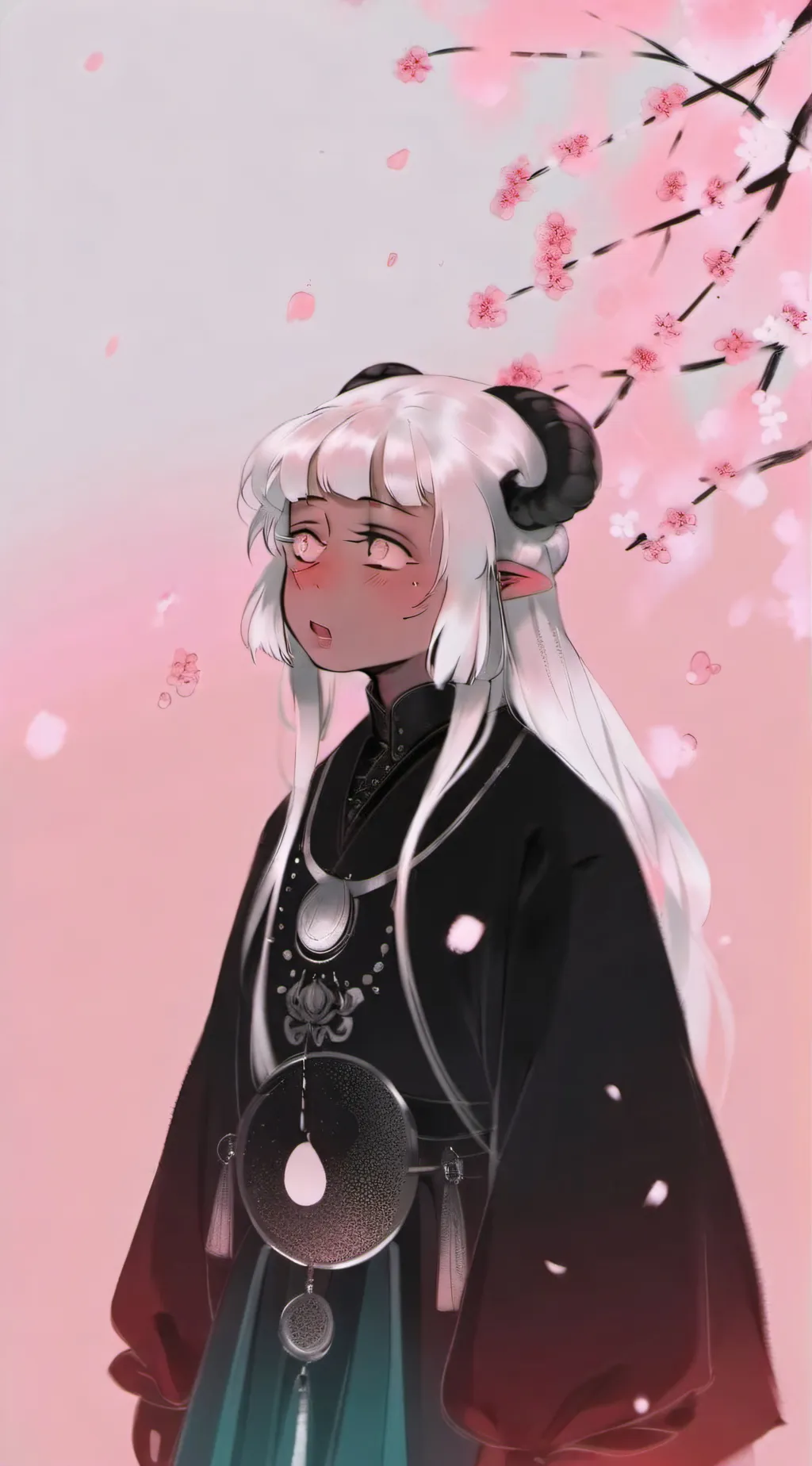 ai character: Sakura background