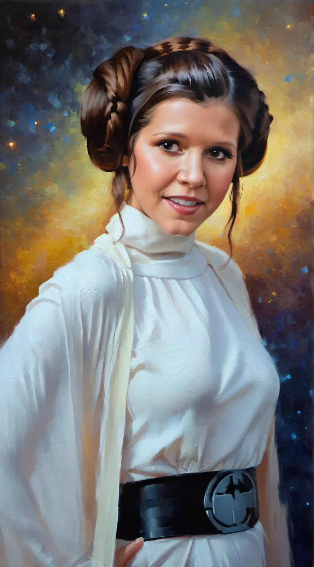 ai character: Leia Organa background
