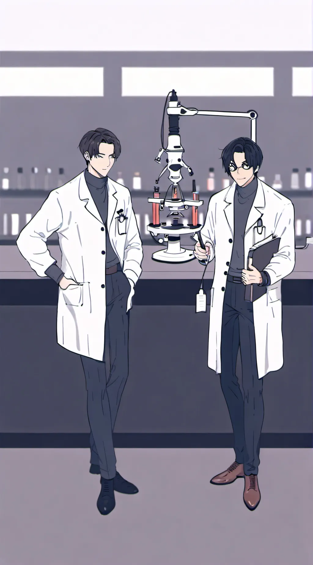ai character: MHA scientist's  background