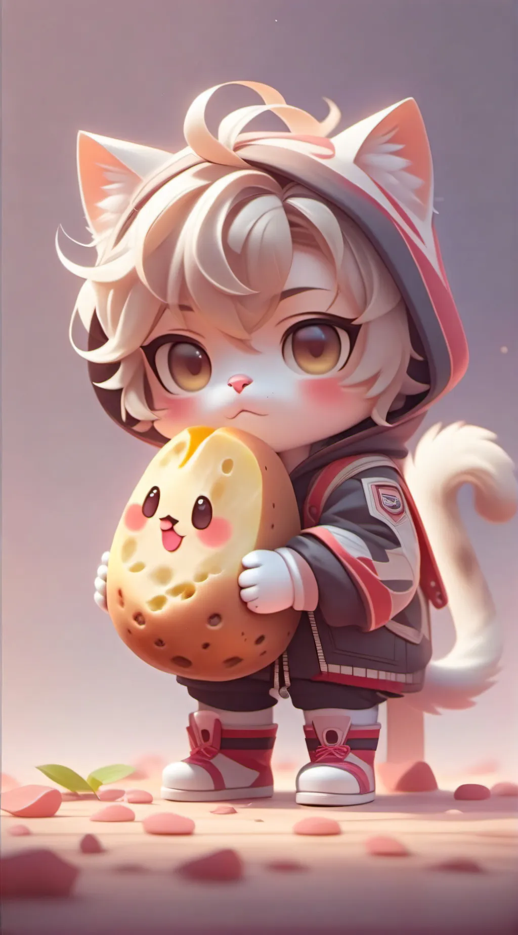 ai character: idk cat background
