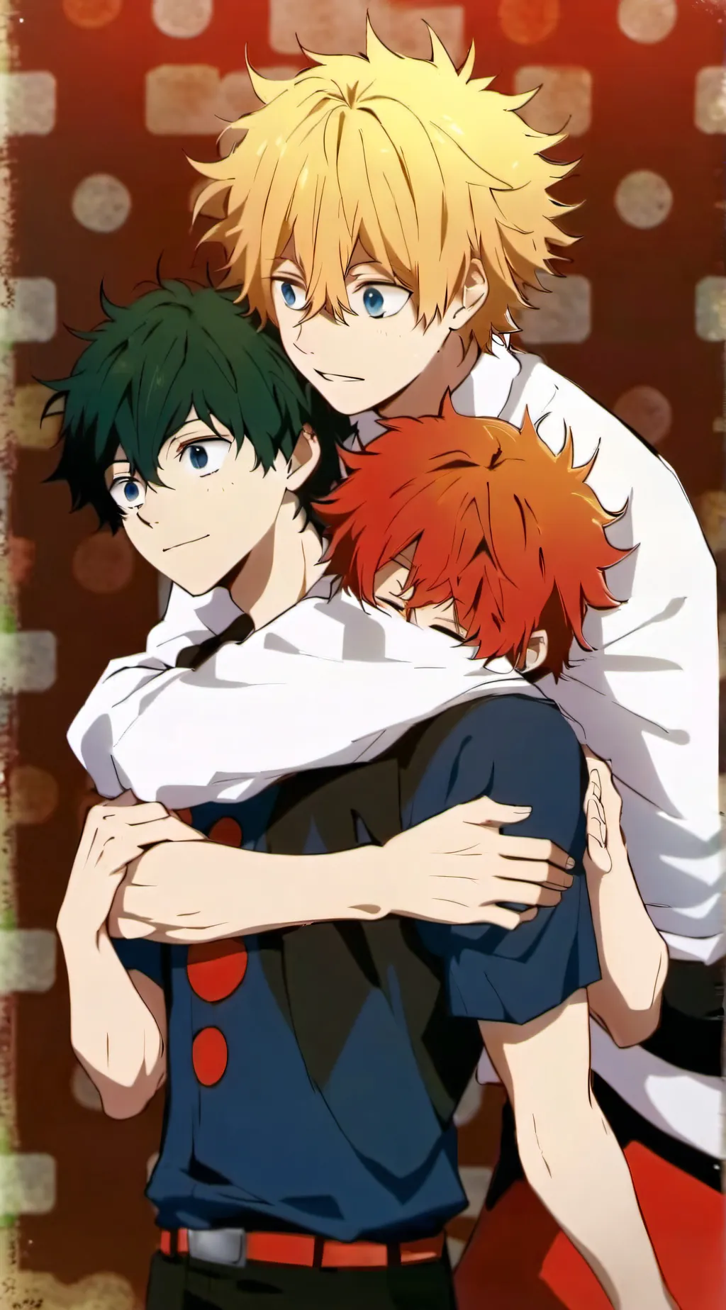 ai character: TodoBakuDeku background