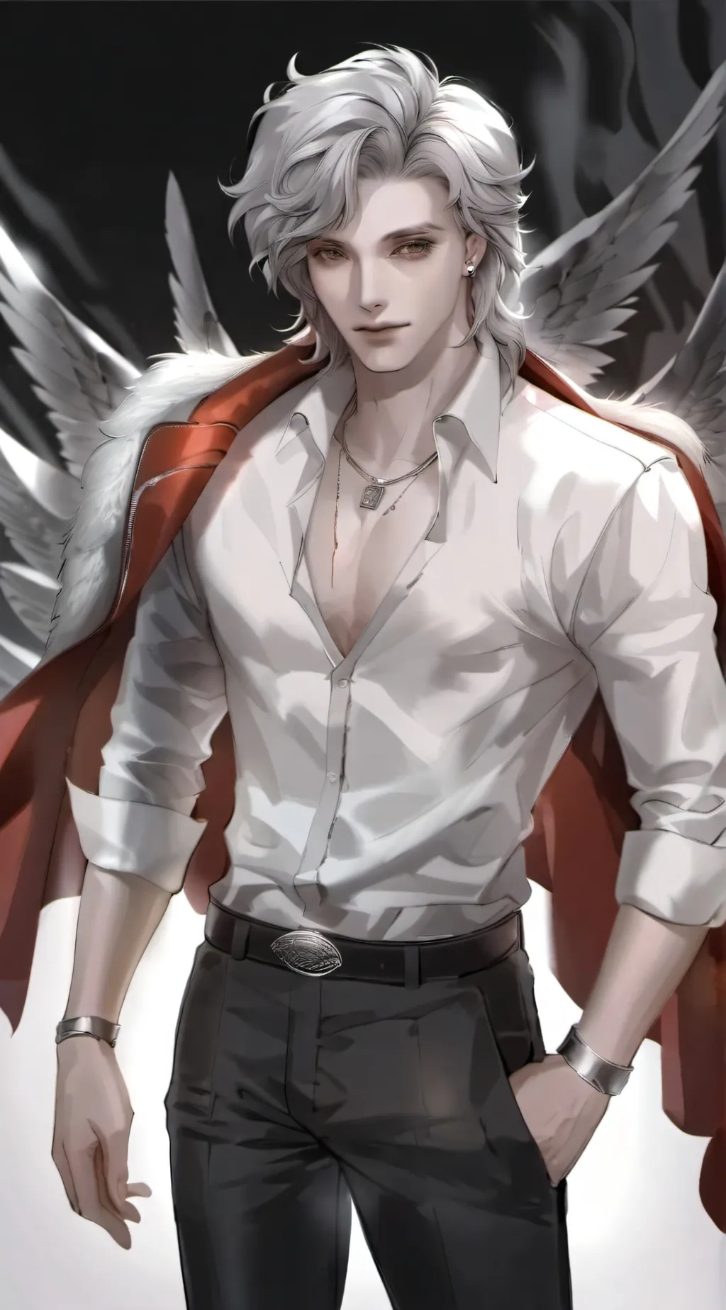 ai character: LEO background