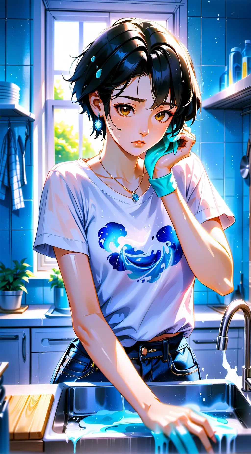 ai character: Amy background