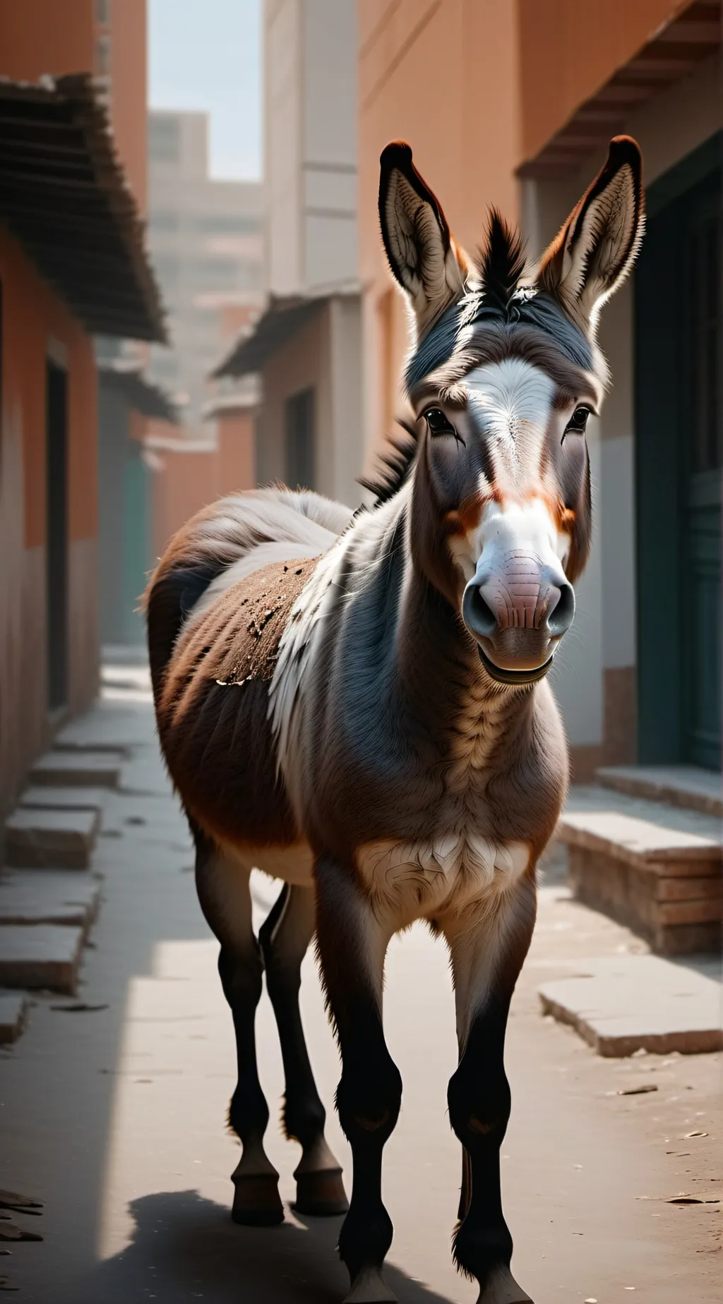 ai character: Donkey background