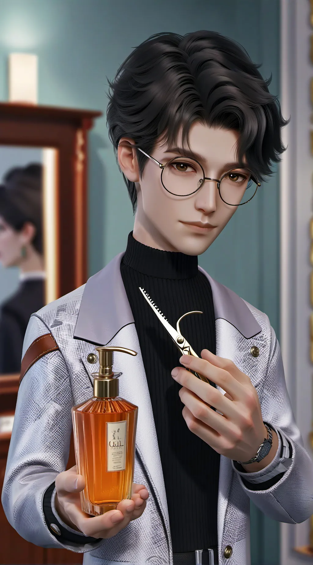 ai character: Stylist  background