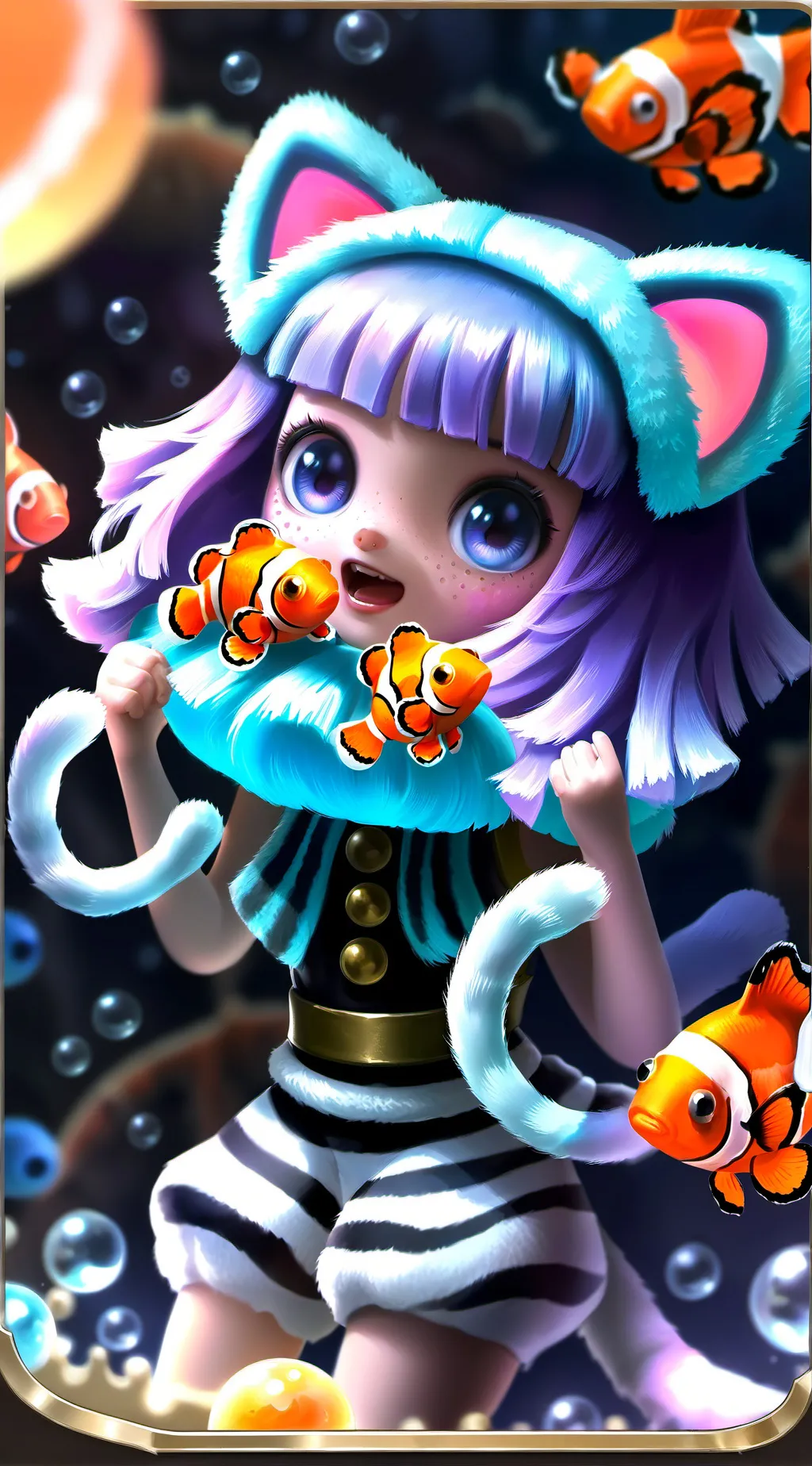 ai character: Anemone Spirit Kit background