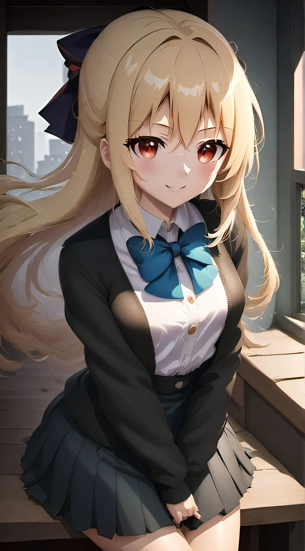 ai character: Yami Minamino background