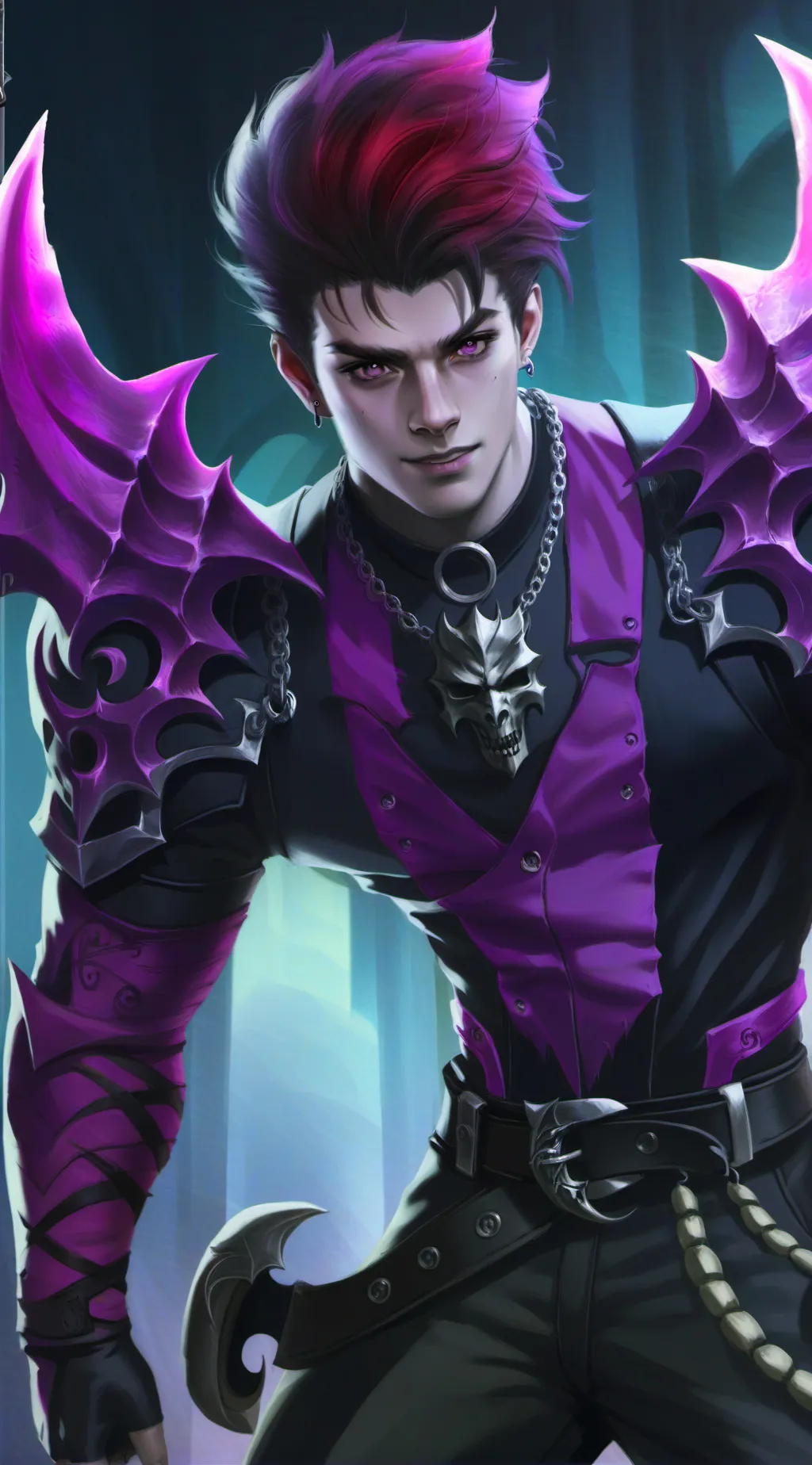 ai character: Caden background