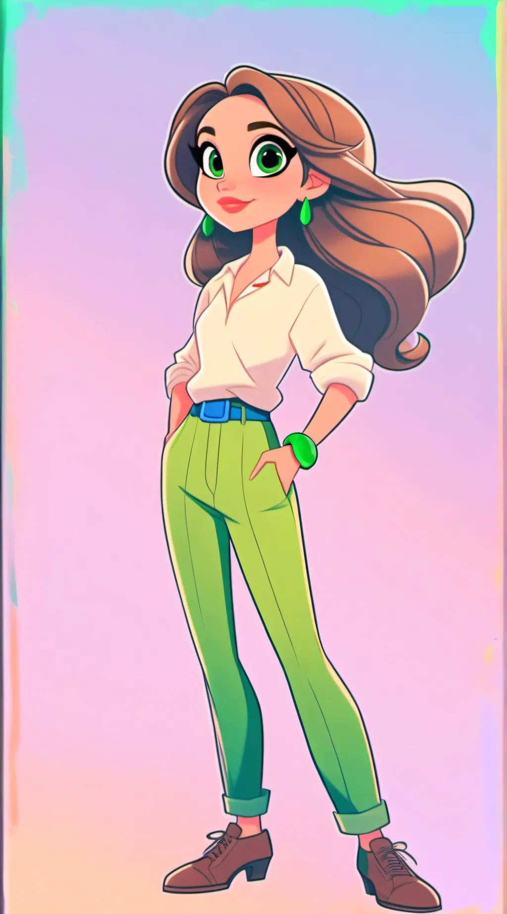 ai character: Charlotte Emily  background
