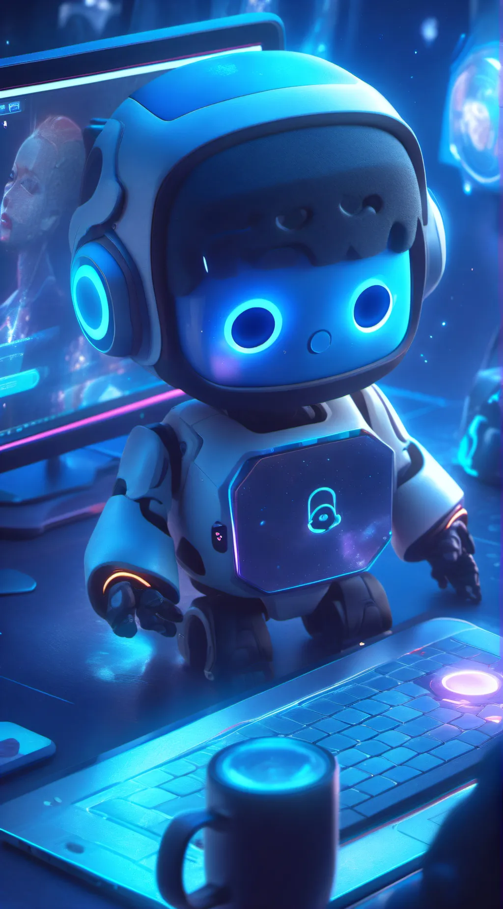 ai character: Smiling Friends background