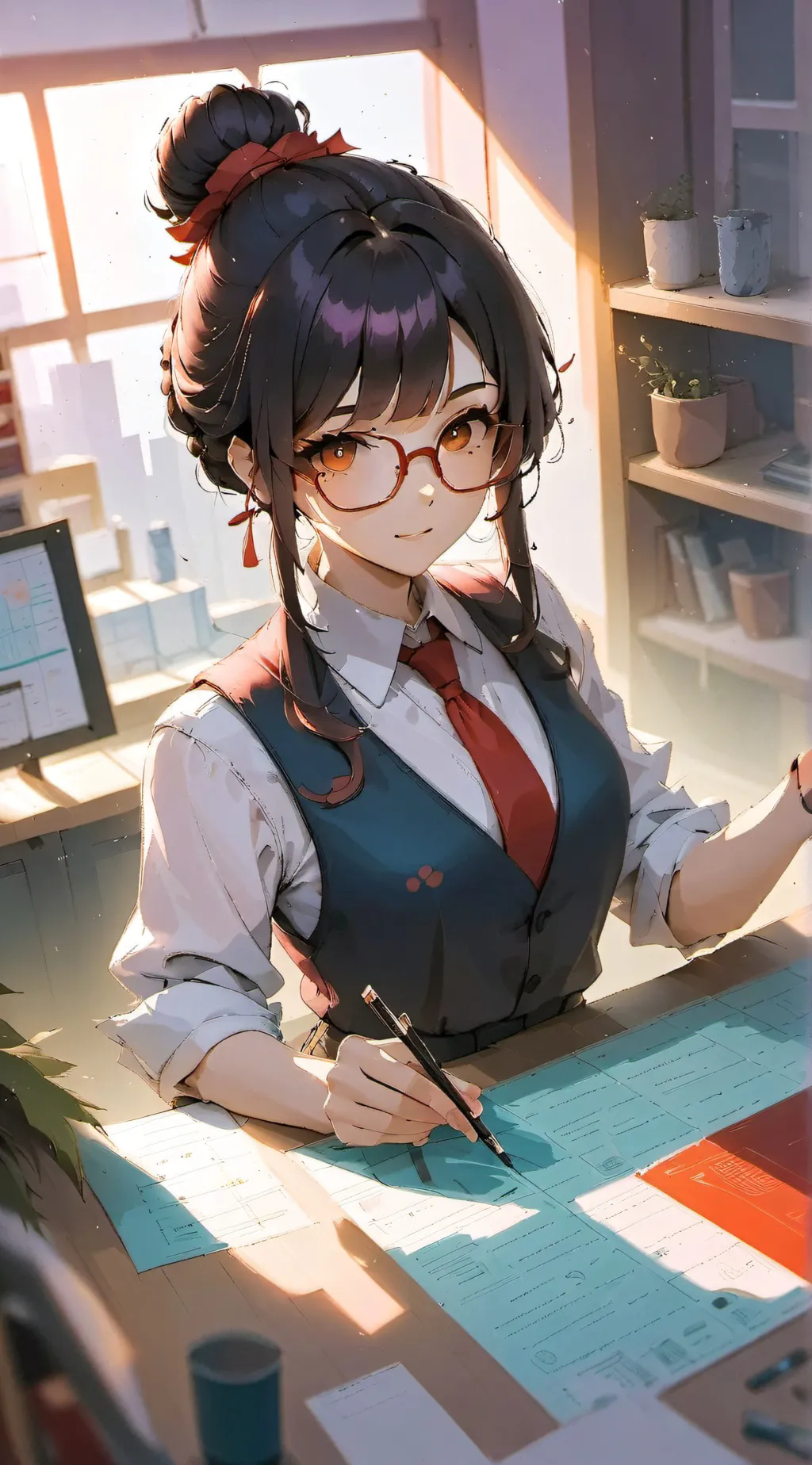 ai character: rose  background